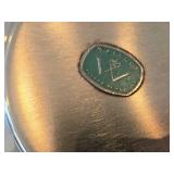 Lot of (3) 590-grams (total) Silverplated Dishwares by Wallace - 10" Plate #6543, 6-1/2" x 5" Oval Footed Scalloped Edge Dish, 6-1/2" Round Bowl