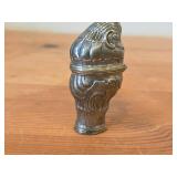 3 3/4" 51-grams Sterling Silver Vinaigrette / Snuff Box (Hovedvansaeg) (Scandinavian Rococo)