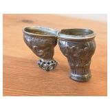 3 3/4" 51-grams Sterling Silver Vinaigrette / Snuff Box (Hovedvansaeg) (Scandinavian Rococo)