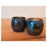 980-grams (total) (2) Baroque by Wallace Silverplated Goblets 6-1/4" 1940