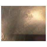 914-grams (total) Towle Silverplated Round Serving Platter 12-1/2"D, W.M. Rogers Waverly 3819 Silverplated Oval Bread Seerving Tray 13-1/4"x7-1/4"