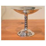 Lot of (2) Vintage 740-grams (total) Silverplated Compote Dishes by Roma SL (Spain) 5 1/2" x 6"