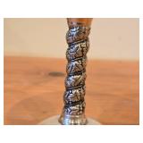 Lot of (2) Vintage 740-grams (total) Silverplated Compote Dishes by Roma SL (Spain) 5 1/2" x 6"