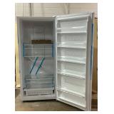KENMORE 32.76 in. 21 cu.ft. Convertible Freezer, Frost Free Upright Freezer in White Model # KKUF21-W-HO (Transit Damage, See Photos)