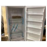 KENMORE 32.76 in. 21 cu.ft. Convertible Freezer, Frost Free Upright Freezer in White Model # KKUF21-W-HO (Transit Damage, See Photos)