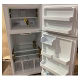 Vissani 18 cu. ft. Top Freezer Refrigerator DOE in White, Garage Ready Model # MDTF18WHR
