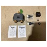 Insoma WiFi Water Timer for Garden Hose with Brass Inlet & Outlet,Smart Hose Timer with WiFi Hub, APP & Voice Control,Up to 20 Watering Plans, 2-Zone Sprinkler Drip Irrigation System Controller for Wa