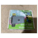 Insoma WiFi Hose Timer with Brass Inlet, Smart Water Timer 1 Zone, Sprinkler Timer w/WiFi hub for Remote Control via 2.4Ghz WiFi, Voice/App Controls with Alexa & Google Assistant, for Lawns Yards (Mis