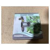 Insoma Sprinkler Timer with Brass Swivel, Programmable Water Timer for Outdoor Garden Hose, Hose Timers with Rain Delay/Manual/Auto Mode, Drip Irrigation and Lawn Watering System, 1 Outlet (Used)