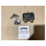 Insoma 2-Zone Water Timer Brass Inlet/Outlet, Programmable Outdoor Hose Faucet Timers with Auto/Manual Modes + Rain Delay, Waterproof Sprinkler Timer for Garden, Lawn, Yard, Pool | Save Water & Money 