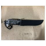 Wartech 13" Chameleon Survival Knife W/ Sheath HWT03-GYL