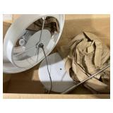 Livex Lighting Meridian 4 -Light Brushed Nickel Modern/contemporary Fabric Drum Medium Hanging Pendant Light