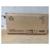 HOMCOM Lateral File Cabinet, 2 Drawer Filing Cabinet with Adjustable Hanging Bar for Letter, A4 and Legal Size, Black (Missing Parts 2,3,4)