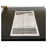 HOMCOM Lateral File Cabinet, 2 Drawer Filing Cabinet with Adjustable Hanging Bar for Letter, A4 and Legal Size, Black (Missing Parts 2,3,4)