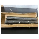 HOMCOM Lateral File Cabinet, 2 Drawer Filing Cabinet with Adjustable Hanging Bar for Letter, A4 and Legal Size, Black (Missing Parts 2,3,4)