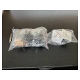 HOMCOM Lateral File Cabinet, 2 Drawer Filing Cabinet with Adjustable Hanging Bar for Letter, A4 and Legal Size, Black (Missing Parts 2,3,4)