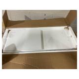 HOMCOM Shoe Storage Bench, Modern Entryway Bench with Cushion, Hidden Compartments, Adjustable Shelves, Shutter Doors, White