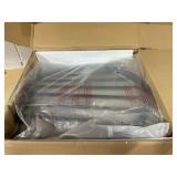 HAPPYGRILL 2 Pieces Wooden Dining Chairs Set, Vintage Armless Windsor Chairs, Kitchen Dining Chairs with Backrest, Black