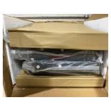 HAPPYGRILL 2 Pieces Wooden Dining Chairs Set, Vintage Armless Windsor Chairs, Kitchen Dining Chairs with Backrest, Black