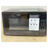 Vissani 0.7 cu. ft. Electric 700-W Countertop Microwave in Black with Turntable, 6-Heating Functions, and 2-Step Lock System Model # 1014175751