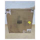 Tangkula 3-Piece Vintage Metal Base Table and Floor Lamp Set, Modern Lamp Set with Fabric Shade for Living Room, Bedroom - Matt Black Finish