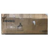 Aosom 24V 7.5 MPH Electric Go Kart with Adjustable Seat, Slow Start, White (Used, Missing Wheels & Hardware)