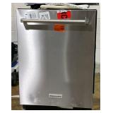 KitchenAid 24 in. PrintShield Stainless Steel Top Control Built-In Tall Tub Dishwasher with Stainless Steel Tub, 44 dBA Model # KDTM404KPS