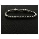 Kay Rolo Link Bracelet Solid Stainless Steel 8.5" Unisex