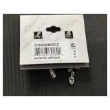 Eliot Danori Silver Crystal Drop Earrings