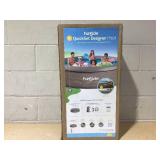 Funsicle 12 ft. x 30-inch QuickSet Designer Pool - Dark Double Rattan with RX330 Cartridge Filter Pump