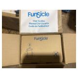 Funsicle 12 ft. x 30-inch QuickSet Designer Pool - Dark Double Rattan with RX330 Cartridge Filter Pump