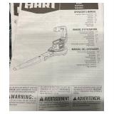 HART 40V 12" String Trimmer & Blower Combo Kit (1) 4.0Ah Battery (1) Charger (Used)