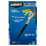 HART 20-Volt Blower, (1) 2.0 Ah Lithium-Ion Battery (1) Charger