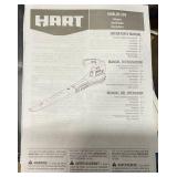 HART 20-Volt Blower, (1) 2.0 Ah Lithium-Ion Battery (1) Charger