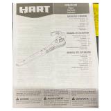 HART 20-Volt Cordless 90 CFM Centrifugal Blower, (1) 2.0 Ah Lithium-Ion Battery (1) Charger