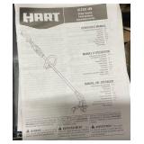 HART 40-Volt Cordless 12-inch String Trimmer Kit (1) 2.5Ah 40V Lithium-Ion Battery (Used, Not Functioning)