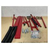 Qaba Spring Rocking Horse, Kids Ride on Horse, Plush Horse Ride-on w/ Sounds & Foot Stirrups for Kids 3-8 Years, Brown (1 Wooden Handle Broken)