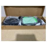 Soozier 8 x 3ft Soccer Goal Target Goal 2 in 1 Design Indoor Outdoor Backyard with All Weather Polyester Net Best Gift