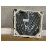 Costway Set of 2 Wooden Farmhouse Kitchen Chairs with Rubber Wood Seat