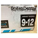 Roller Derby Custom Adult In-Fit Skates - Blue/Black 9-12: Adjustable, Padded Boot Shaft