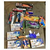 LOT OF Brand Assorted Toy Blasters Splat R Ball, Nerf, Gel Blaster, XShot, Adventure Force Wetlands, Fortnite