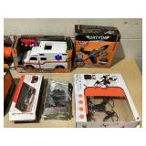 LOT OF 7 Vehicles and Drones Toys Driven, Mach X, Adventure Force, Sky Rover, Voyage