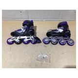 Chicago Skates CRS17G-MD Adjustable Purple Inline Skates, Adjusts from Sizes 1-4