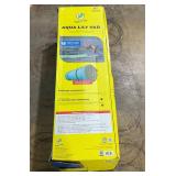 Aqua Lily Pad Floating Mat with Duracore, Foam Lake Pool Water Float with 3 Layer Construction for Outdoor Swimming, 6 x 15, Yellow/Green (Minor Transit Damage, See Photos)