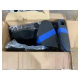 Costway Reclining Swivel Massage Gaming Chair with Lumbar Support