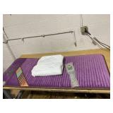 PHYMAT Far Infrared Amethyst Heating Pad (67"x27")- 5 Color Gemstone Crystal Heating Pad - Infrared Mat Full Body- Bio Amethyst Mat with Auto Shut Off - Overheat Protection,Smart Control