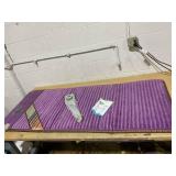 PHYMAT Far Infrared Amethyst Heating Pad (67"x27")- 5 Color Gemstone Crystal Heating Pad - Infrared Mat Full Body- Bio Amethyst Mat with Auto Shut Off - Overheat Protection,Smart Control