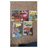X-Men Comic Book Lot, 5 Comic Books