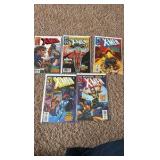 X-Men Comic Book Lot, 5 Comic Books