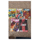 Cable Comic Book Lot, 5 Comic Books, Spinoff From X-Men Series